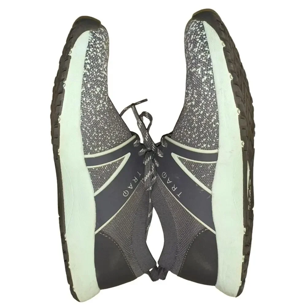 Traq by Alegria Knit Walking Sneakers Gray‎ Women's EU 37